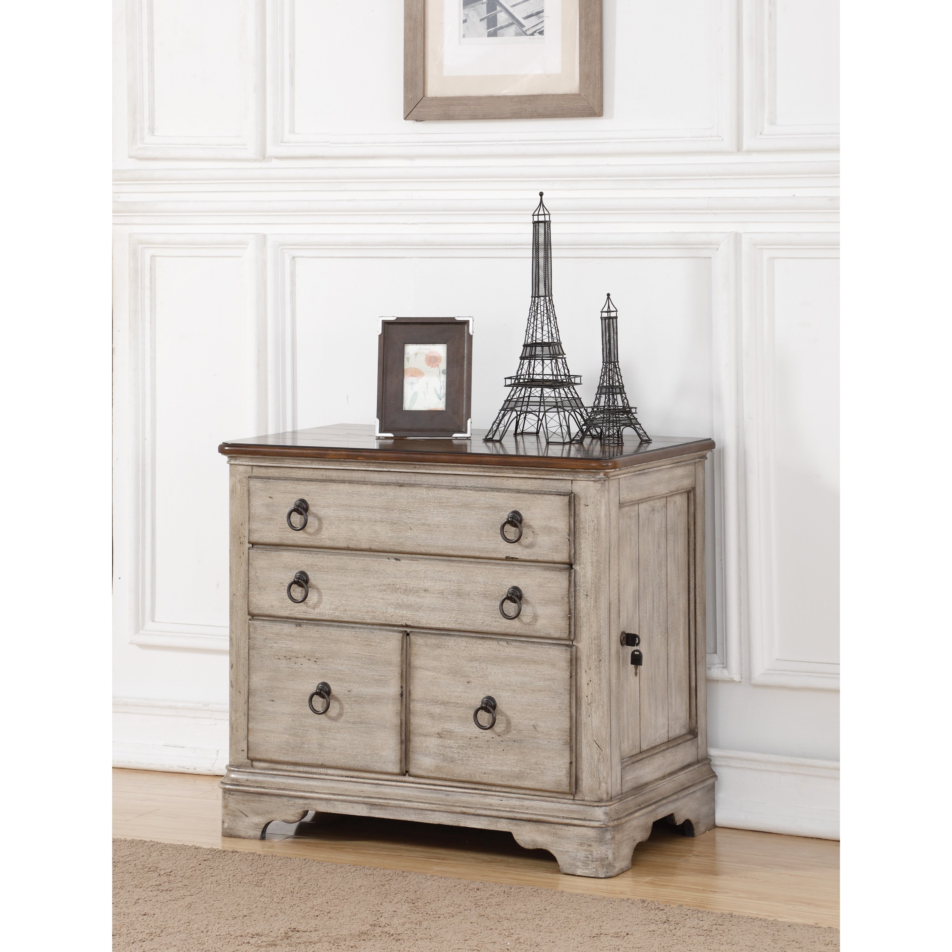 Flexsteel Wynwood Collection Plymouth Relaxed Vintage Lateral File